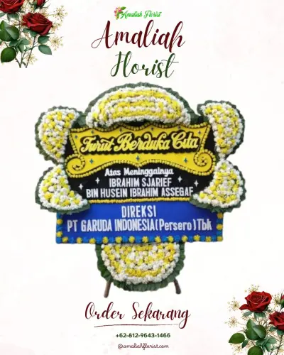 Papan Bunga Duka di Cibanon